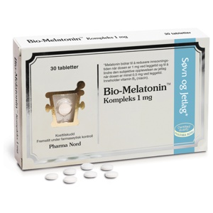 Bio-Melatonin Kompleks 1 mg tabletter produktbilde