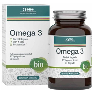 Bio Omega 3 Fischöl Kapseln, 90 St Kapseln Produktbild