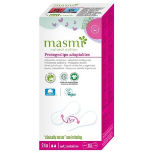 Bio Slipeinlagen Flex 100% Bio-Baumwolle Masmi, 24 St Binden Produktbild