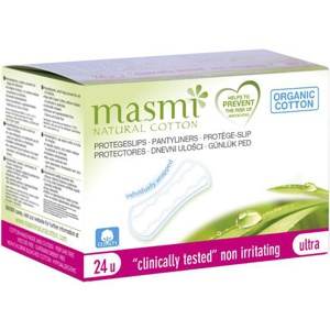 BIO SLIPEINLAGEN Ultra 100% Bio-Baumwolle MASMI 24 St Produktbild