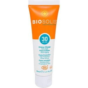 Bio Sonnencreme Gesicht Anti-Aging LSF 30 Biosolis, 50 ml Creme Produktbild