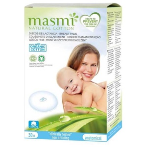 Bio Stilleinlagen mit Bio Baumwolle Masmi, 30 St n.v. Produktbild