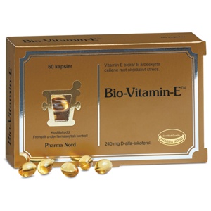 Bio-Vitamin-E 240 mg kapsler 60 stk produktbilde