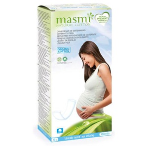 BIO WOCHENBETTEINLAGEN 100% Bio-Baumwolle MASMI 10 St Produktbild