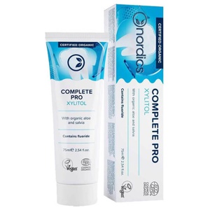 Bio Zahnpasta Complete Pro mit Xylit Nordics, 75 ml Zahncreme Produktbild