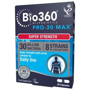 Bio360 Pro-30 MAX (30 Billion Bacteria) 8 Strain Complex 30 Capsules product image