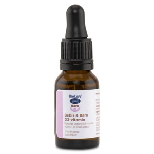 BioCare Baby & Barn D3-vitamin 15 ml produktbillede