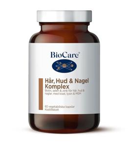 BioCare Hår Hud &amp; Nagelkomplex 60 kapslar produkt bild