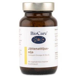 BioCare Kæmpenatlysolie 30 kapsler produktbillede