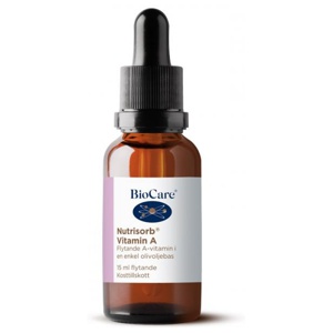 BioCare Nutrisorb A-vitamin, 15 ml produkt bild