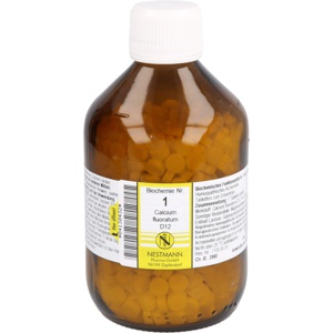 BIOCHEMIE 1 Calcium fluoratum D 12 Tabletten Produktbild