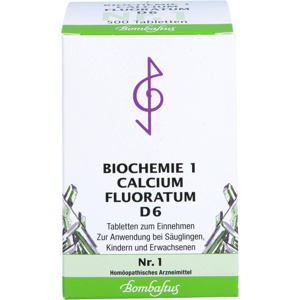 BIOCHEMIE 1 Calcium fluoratum D 6 Tabletten Produktbild