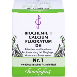BIOCHEMIE 1 Calcium fluoratum D 6 Tabletten Produktbild