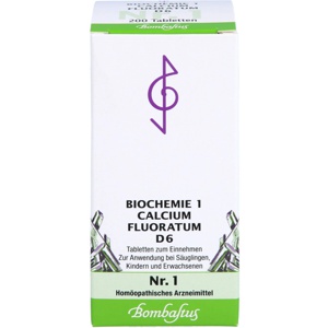 BIOCHEMIE 1 Calcium fluoratum D 6 Tabletten Produktbild