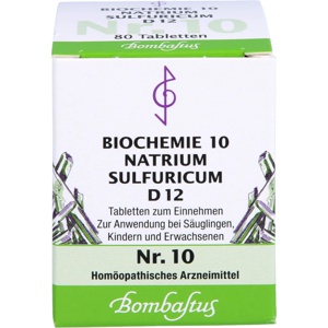 BIOCHEMIE 10 Natrium sulfuricum D 12 Tabletten Produktbild
