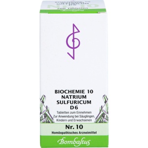 BIOCHEMIE 10 Natrium sulfuricum D 6 Tabletten Produktbild