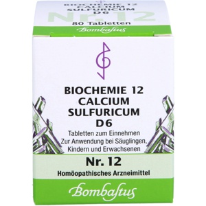 BIOCHEMIE 12 Calcium sulfuricum D 6 Tabletten Produktbild