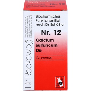 BIOCHEMIE 12 Calcium sulfuricum D 6 Tabletten Produktbild