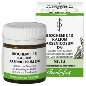 BIOCHEMIE 13 Kalium arsenicosum D 6 Tabletten Produktbild