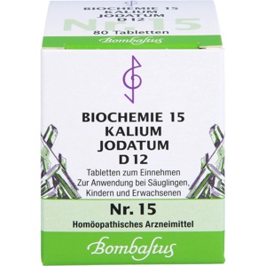 BIOCHEMIE 15 Kalium jodatum D 12 Tabletten Produktbild