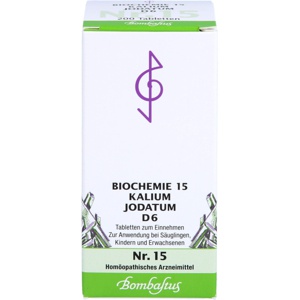 BIOCHEMIE 15 Kalium jodatum D 6 Tabletten Produktbild