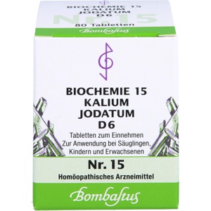 BIOCHEMIE 15 Kalium jodatum D 6 Tabletten Produktbild