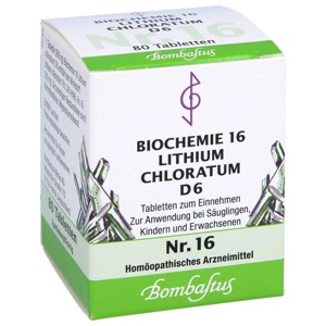 BIOCHEMIE 16 Lithium chloratum D 6 Tabletten Produktbild