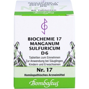 BIOCHEMIE 17 Manganum sulfuricum D 6 Tabletten Produktbild