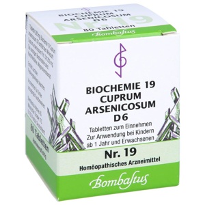 BIOCHEMIE 19 Cuprum arsenicosum D 6 Tabletten Produktbild