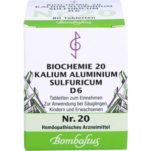 BIOCHEMIE 20 Kalium aluminium sulfuricum D 6 Tabl. Produktbild