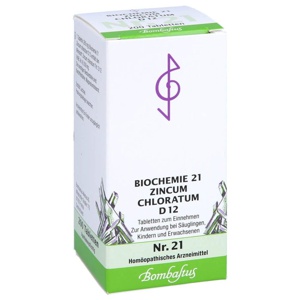 BIOCHEMIE 21 Zincum chloratum D 12 Tabletten Produktbild