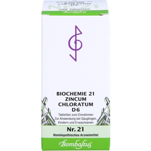 BIOCHEMIE 21 Zincum chloratum D 6 Tabletten Produktbild