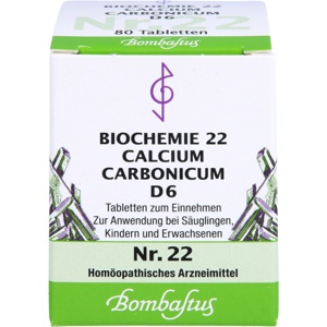 BIOCHEMIE 22 Calcium carbonicum D 6 Tabletten Produktbild