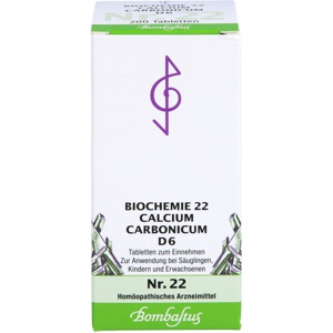 BIOCHEMIE 22 Calcium carbonicum D 6 Tabletten Produktbild
