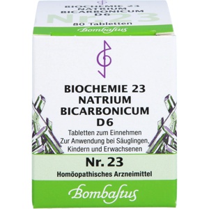 BIOCHEMIE 23 Natrium bicarbonicum D 6 Tabletten Produktbild
