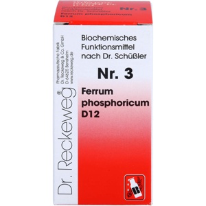 BIOCHEMIE 3 Ferrum phosphoricum D 12 Tabletten Produktbild