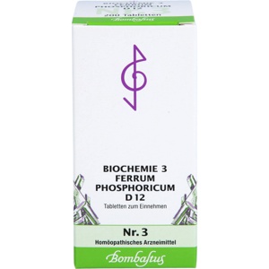 BIOCHEMIE 3 Ferrum phosphoricum D 12 Tabletten Produktbild