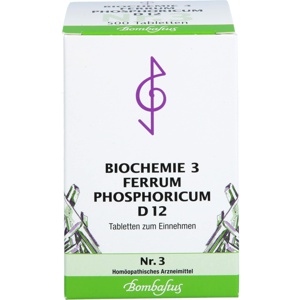 BIOCHEMIE 3 Ferrum phosphoricum D 12 Tabletten Produktbild