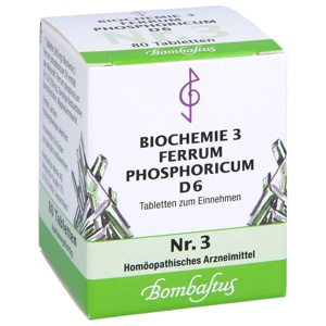 BIOCHEMIE 3 Ferrum phosphoricum D 6 Tabletten Produktbild