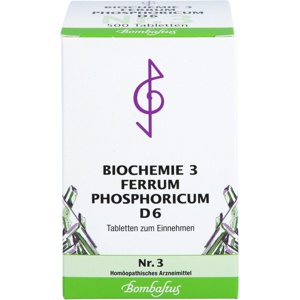 BIOCHEMIE 3 Ferrum phosphoricum D 6 Tabletten Produktbild