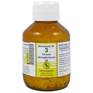 BIOCHEMIE 3 Ferrum phosphoricum D 6 Tabletten Produktbild