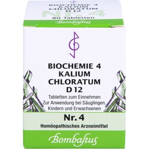 BIOCHEMIE 4 Kalium chloratum D 12 Tabletten Produktbild