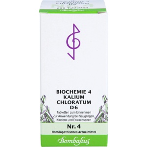 BIOCHEMIE 4 Kalium chloratum D 6 Tabletten Produktbild