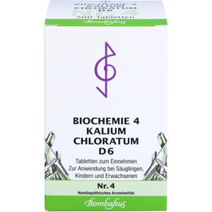 BIOCHEMIE 4 Kalium chloratum D 6 Tabletten Produktbild