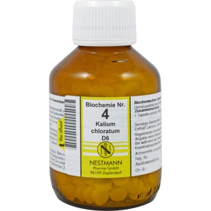 BIOCHEMIE 4 Kalium chloratum D 6 Tabletten Produktbild
