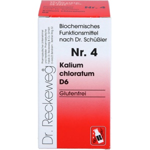 BIOCHEMIE 4 Kalium chloratum D 6 Tabletten Produktbild