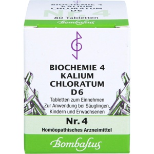 BIOCHEMIE 4 Kalium chloratum D 6 Tabletten Produktbild
