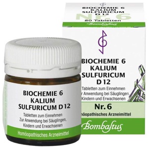 BIOCHEMIE 6 Kalium sulfuricum D 12 Tabletten Produktbild