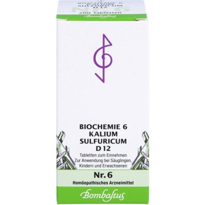 BIOCHEMIE 6 Kalium sulfuricum D 12 Tabletten Produktbild