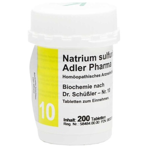 BIOCHEMIE Adler 10 Natrium sulfuricum D 6 Tabl. Produktbild